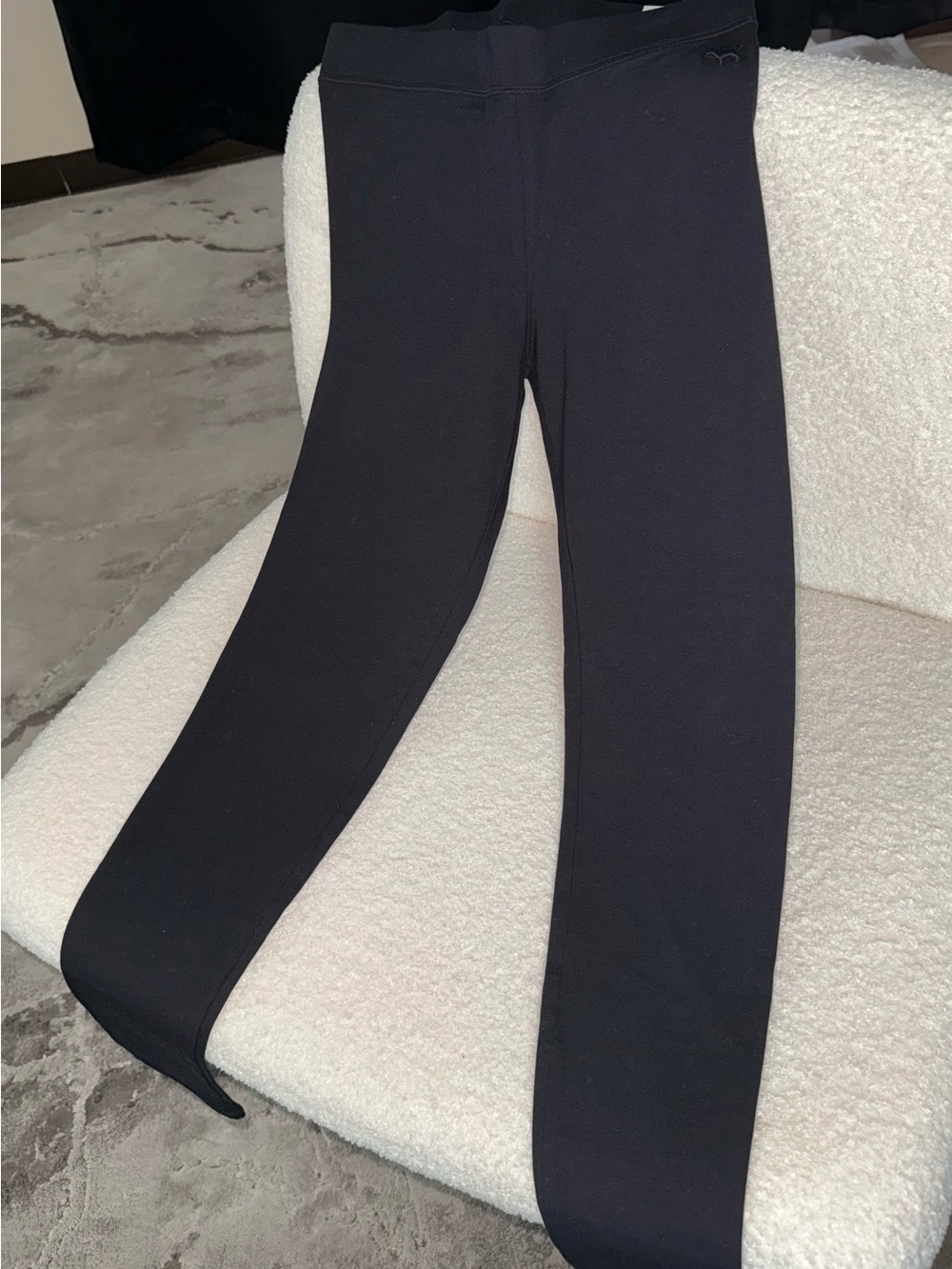 Victorias Secret Pink black leggings NWT small  full length